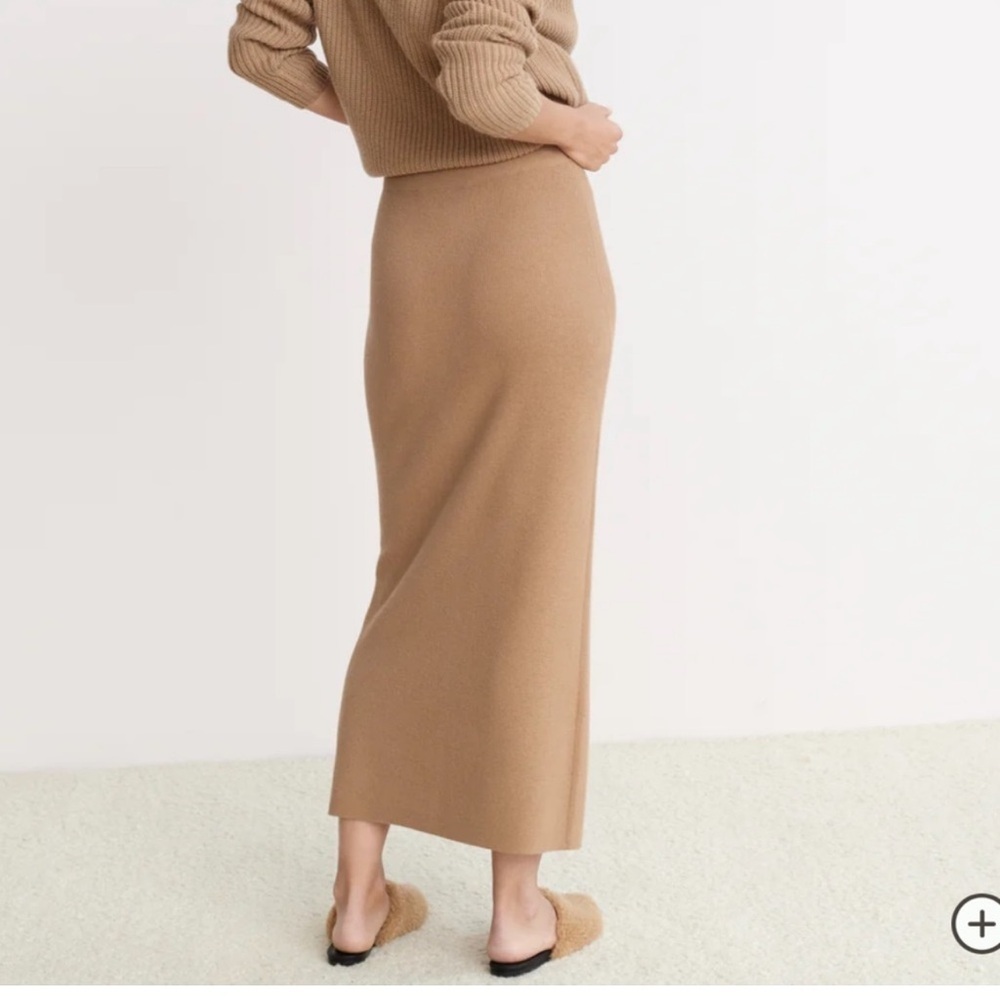 Jenni Kayne Ludlow Skirt Dark Camel - Picture 3 of 11
